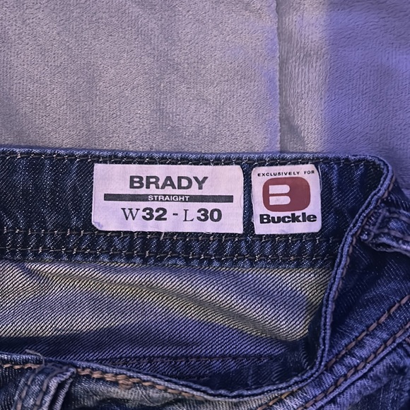 Buffalo David Bitton Straight Blue Jeans W32 L30 - Picture 2 of 5